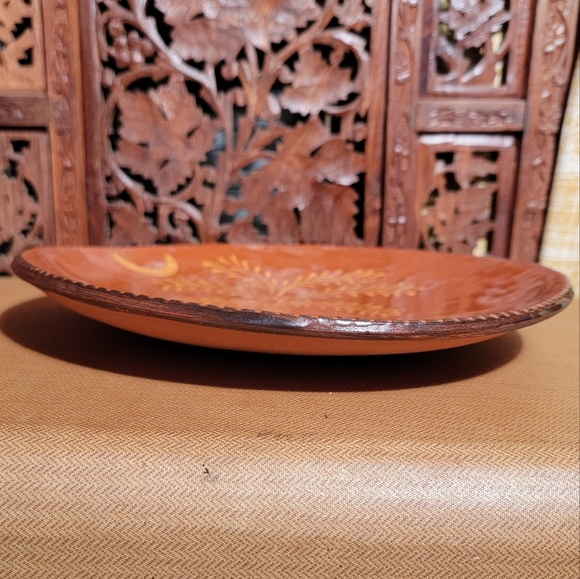 Ginger Cazan Redware 10.5 Inch South Carolina Plate - Picture 4 of 13